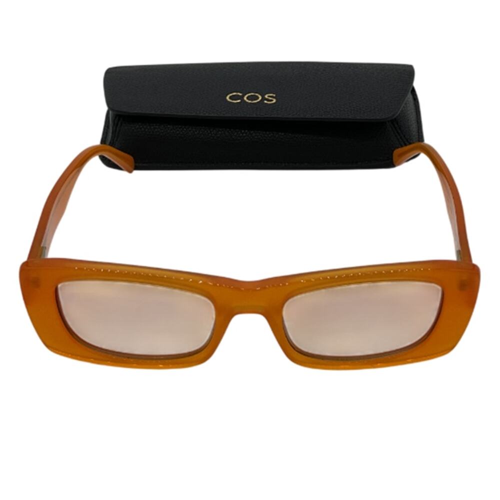 Cos Narrow Orange Cat Eye Sunglasses Size OS
